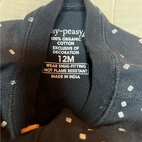 easy-peasy Toddler Unisex Blue Long Sleeve Pant Pajama Set 2-Piece Size 12M - Picture 8 of 16